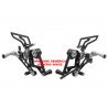 Pedane regolabili monoposto Ducati Monster 696 796 1100 PE100B CNC RACING