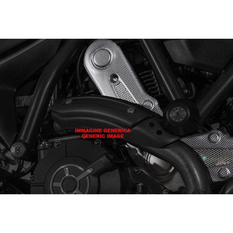 Copricinghie Ducati Scrambler - carbonio opaco ZA984Y CNC RACING
