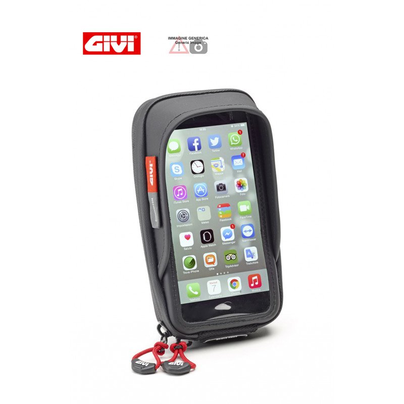 Porta smartphone universale. Compatibile con scooter, moto e biciclette GIVI S957B
