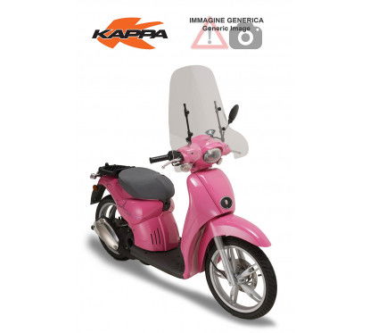 Parabrezza trasparente 56 x 66 cm ATTACCHI ESCLUSI APRILIA Scarabeo 50 (14  15) KAPPA KAPPA