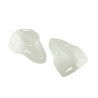 Coppia PLASTICHE PARAMANI per art.00-0501 / 00-0511 - BIANCO Forbikes