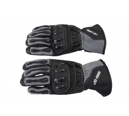 Summer Leather/Mesh Glove Model: Arioso Color: Grey Brand: Forbikes