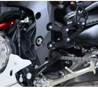 Pedane moto arretrate Yamaha YZF-R1 / R1M '15- R&G RSET27BK