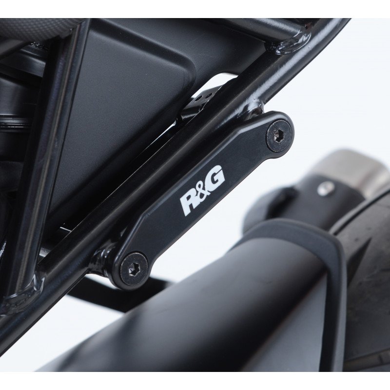 Placchette copri fori poggiapiedi posteriori (lato SX) KTM RC 125 '17- / RC 390 '17-