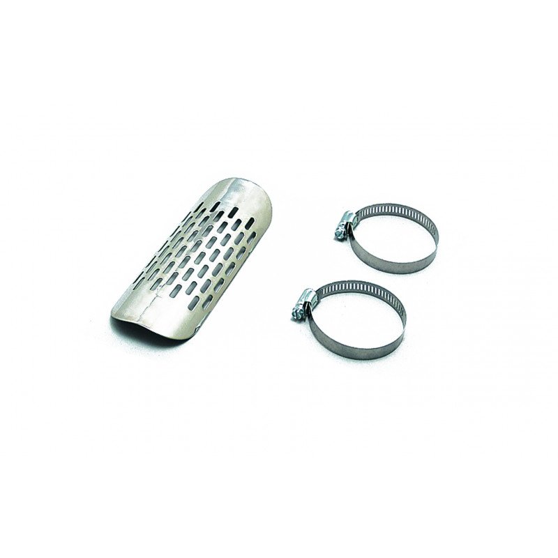 Protezione scarico acciaio inox - diam.40-55mm (perforata)