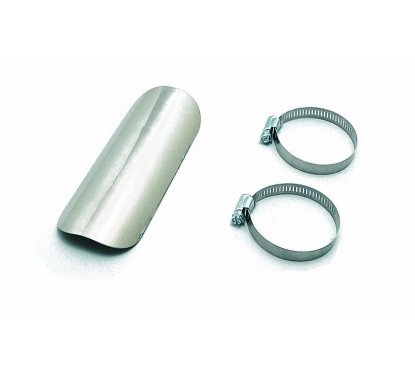 Protezione scarico acciaio inox - diam.40-55mm (piena)