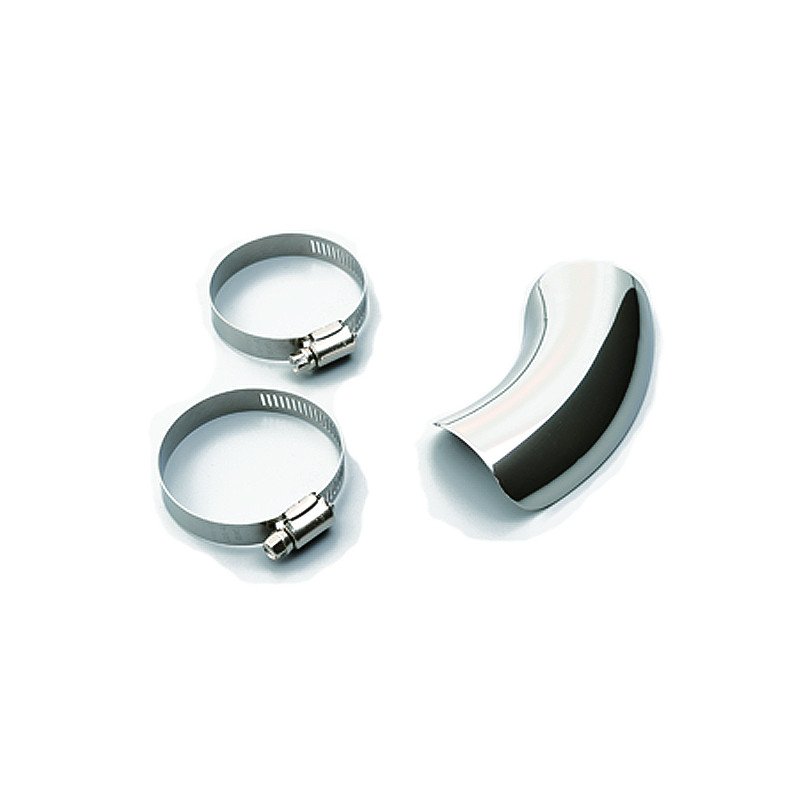 Protezione silenziatore acciaio inox - diam.40-60mm (curvata - tipo corto) DAYTONA