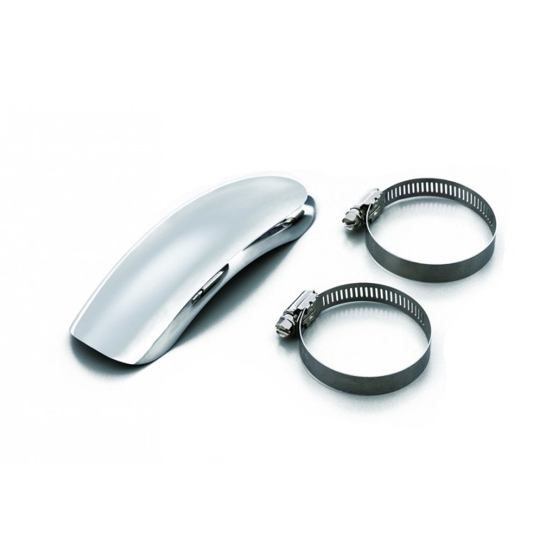 Protezione silenziatore acciaio inox - diam.40-60mm (curvata - tipo lungo) DAYTONA