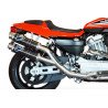 COMPLETE SYSTEM TERMIGNONI ROUND STAINLESS STEEL CARBON SLEEVE NON HOM H-D XR 1200 R -...