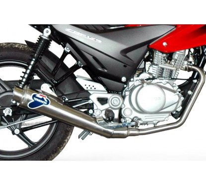 COMPLETE SYSTEM TERMIGNONI CONICAL STAINLESS STEEL STAINLESS STEEL SLEEVE HOM HONDA CBF 125...