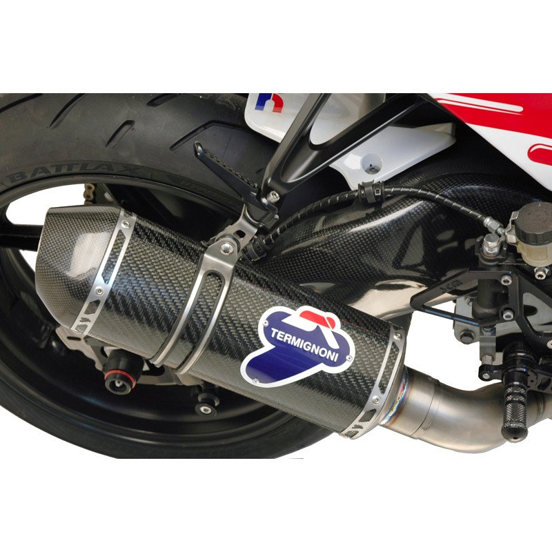 COMPLETE SYSTEM RACING TERMIGNONI RELEVANCE STAINLESS STEEL CARBON SLEEVE NON HOM HONDA CBR...