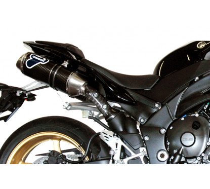COMPLETE SYSTEM RACING TERMIGNONI OVAL STAINLESS STEEL CARBON SLEEVE NON HOM YAMAHA R1 09-11...