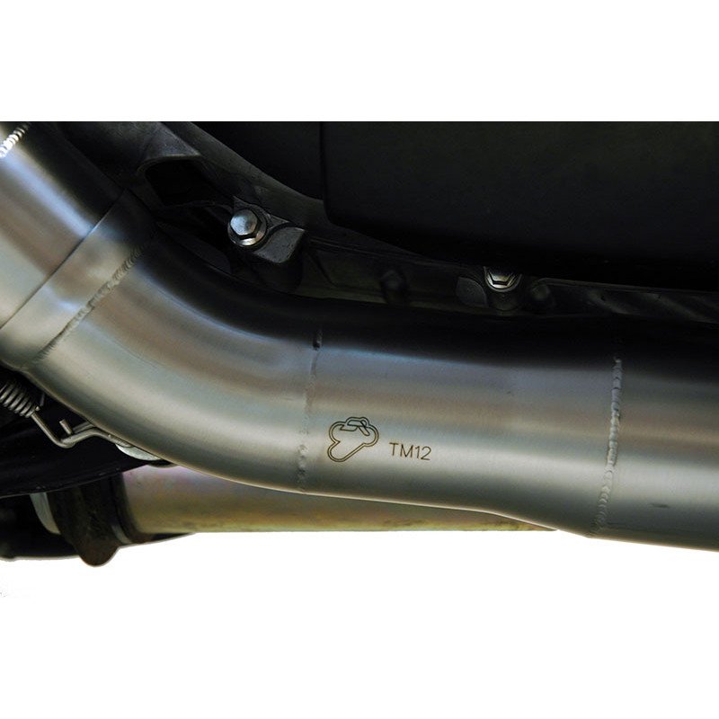 COMPLETE SYSTEM TERMIGNONI RELEVANCE STAINLESS STEEL TITANIUM SLEEVE NON HOM YAMAHA T MAX 530...
