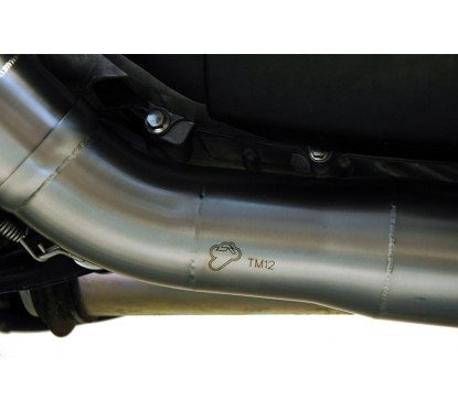 COMPLETE SYSTEM TERMIGNONI RELEVANCE STAINLESS STEEL TITANIUM SLEEVE NON HOM YAMAHA T MAX 530...
