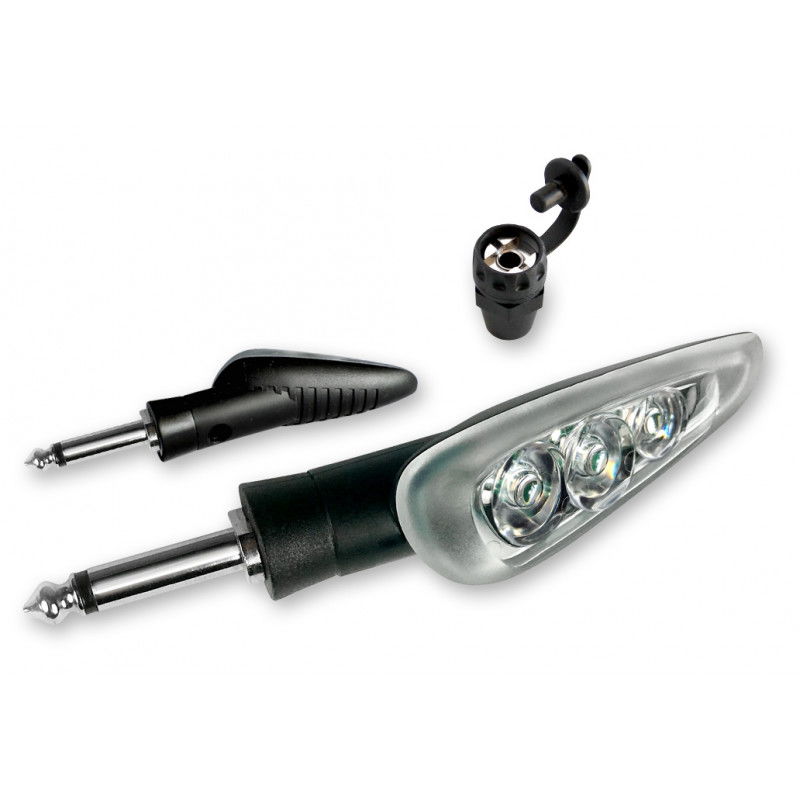PAIR OF ARROWS FOR MOTORCYCLE ATTACHMENT / QUICK RELEASE CLICK N'RIDE CNR-4202 model FIRST CLICK N'RIDE LED Indicators CNR-4202 (Pair of Arrows)| Quick Release and Approved Motorcycle...
