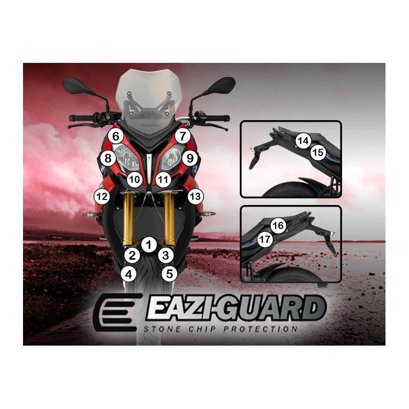 Eazi-Guard Paint Protection Kit BMW S1000XR 2015-CURRENT
