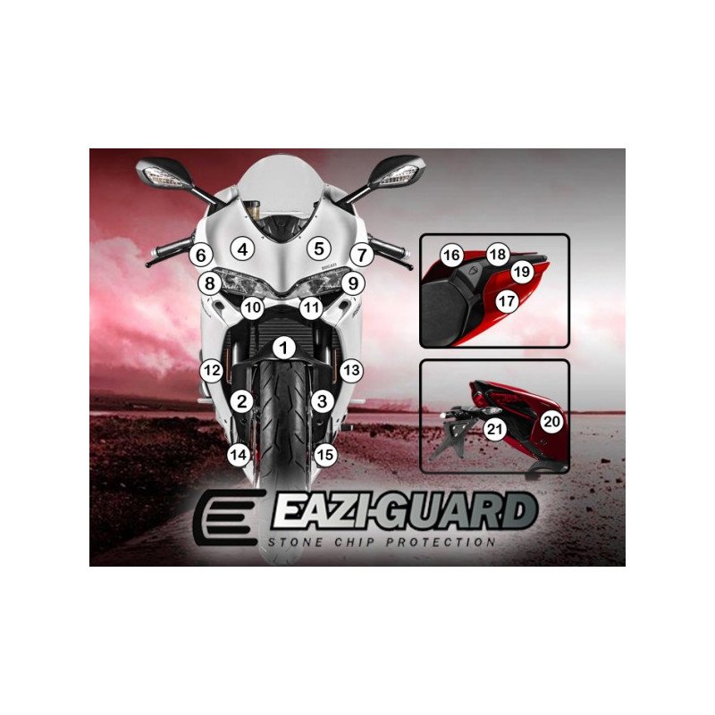 Eazi-Guard pellicola protettiva per Ducati 1299 PANIGALE 2015-2017