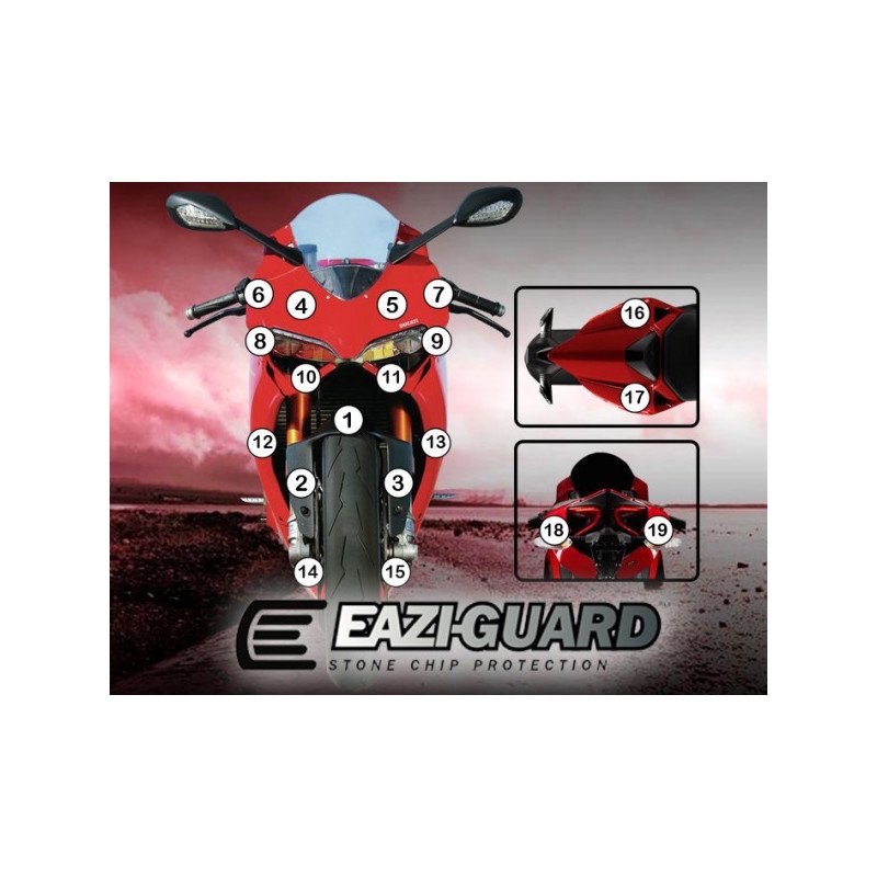 Eazi-Guard pellicola protettiva per Ducati 899 PANIGALE 2013-2017