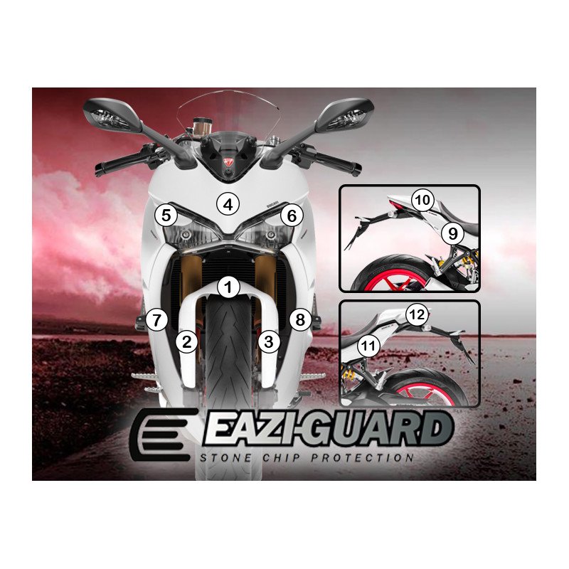 Eazi-Guard Paint Protection Kit Ducati SUPERSPORT 2017-CURRENT