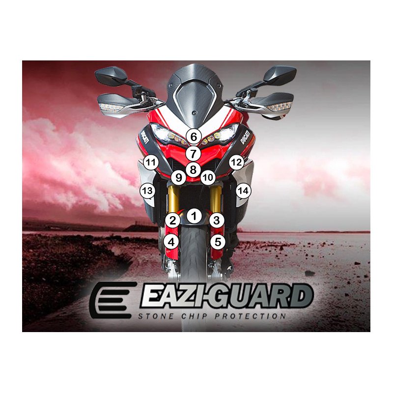 Eazi-Guard Paint Protection Kit Ducati MULTISTRADA 1260 PIKES PEAK 2018