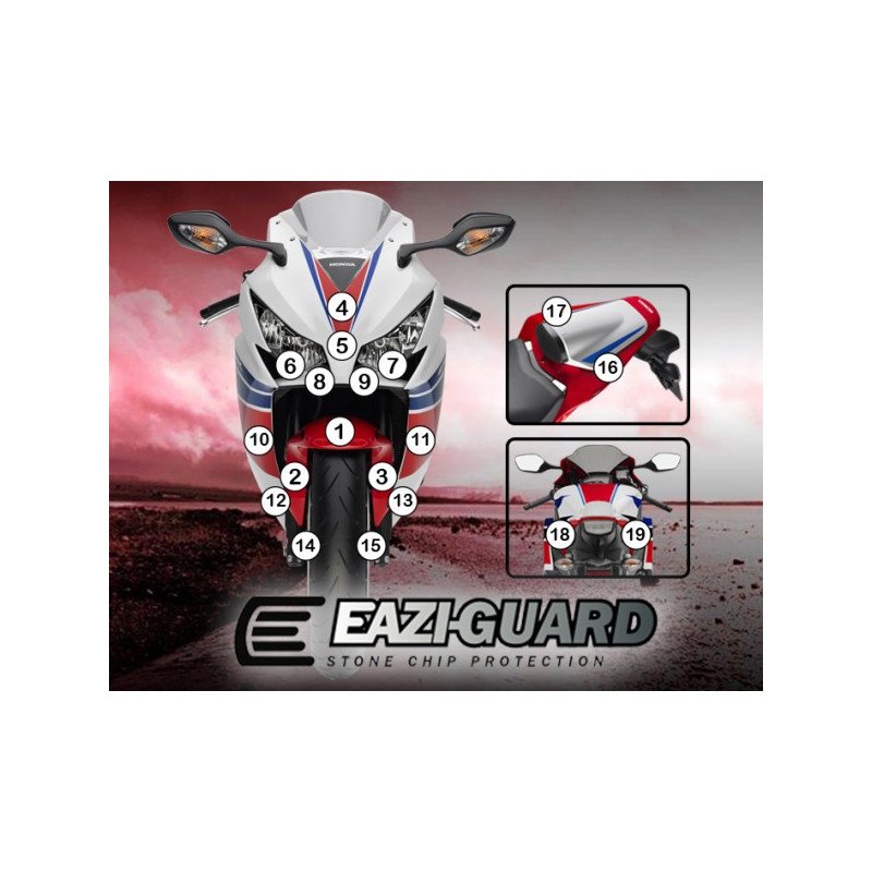 Eazi-Guard Paint Protection Kit Honda CBR1000RR 2012-2016