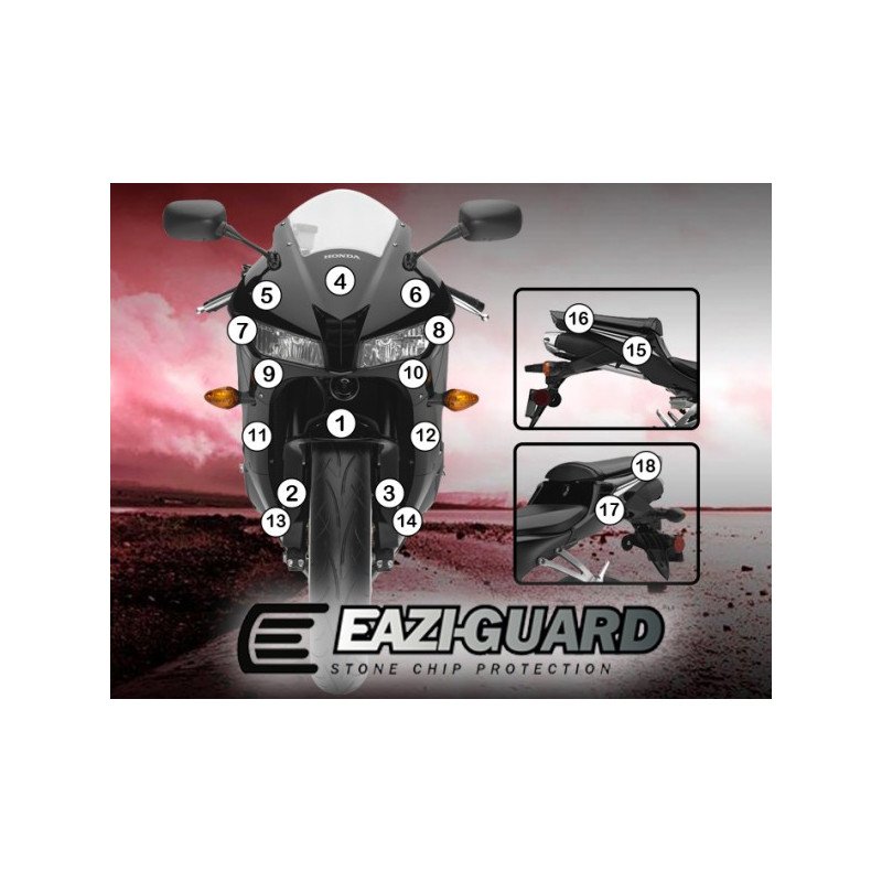 Eazi-Guard Paint Protection Kit Honda CBR600 2013-2017