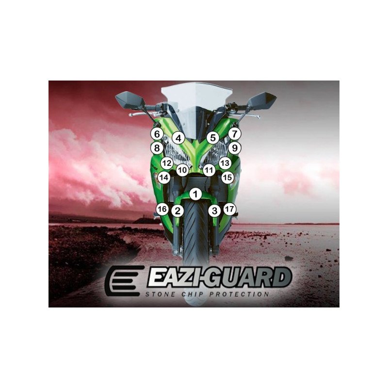 Eazi-Guard pellicola protettiva per Kawasaki GTR1400 2010-2016