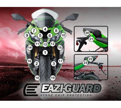 Eazi-Guard pellicola protettiva per Kawasaki ZX6R (636) 2013-2016