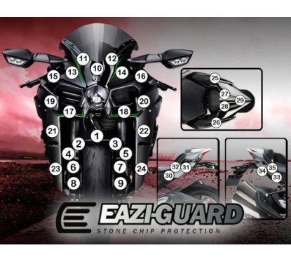 Eazi-Guard pellicola protettiva per Kawasaki NINJA H2 2015-CURRENT