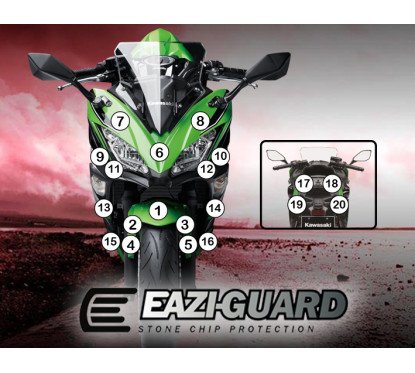 Eazi-Guard pellicola protettiva per Kawasaki NINJA 650 2017-CURRENT