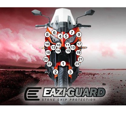 Eazi-Guard Paint Protection Kit Kawasaki VERSYS 1000 2015-CURRENT