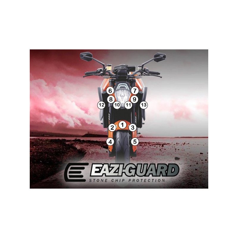 Eazi-Guard Paint Protection Kit KTM 1290 SUPERDUKE 2014-2016