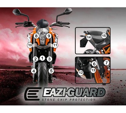 Eazi-Guard Paint Protection Kit KTM 390 DUKE 2013-2016