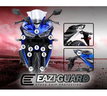 Eazi-Guard pellicola protettiva per Yamaha YZF- R3/R25 2015-CURRENT