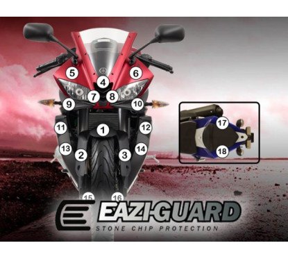 Eazi-Guard pellicola protettiva per Yamaha YZF-R125 2014-CURRENT