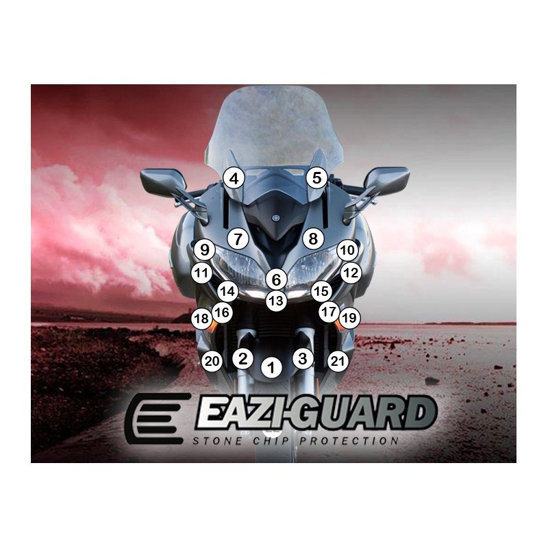 Eazi-Guard Paint Protection Kit Yamaha FJR1300A 2014-CURRENT