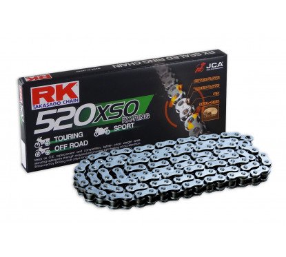 Motorcycle Chain transmission RK TAKASAGO pitch 520 BLACK 120 links 520XSO