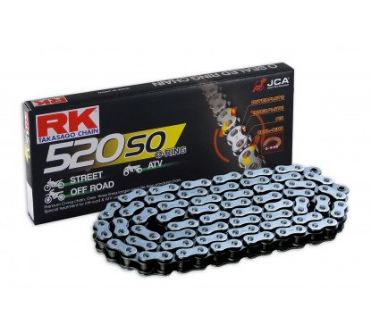Motorcycle Chain transmission RK TAKASAGO pitch 520 BLACK 120 links 520SO
