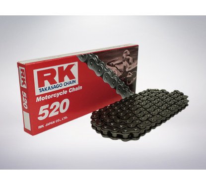 Motorcycle Chain transmission RK TAKASAGO pitch 520 BLACK 120 links 520