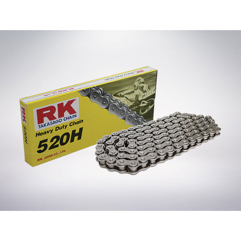 Motorcycle Chain transmission RK TAKASAGO pitch 520 BLACK 120 links 520H