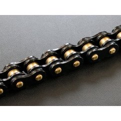 Motorcycle Chain transmission RK pitch 530 BLACK SCALE 118 links BL530ZXW