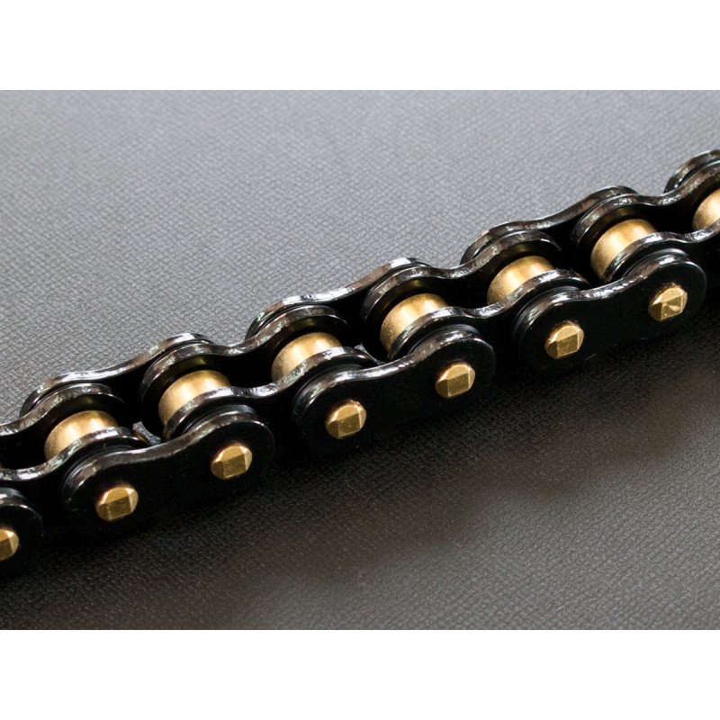 Motorcycle Chain transmission RK pitch 530 BLACK SCALE 118 links BL530ZXW