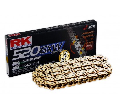 Motorcycle Chain transmission RK TAKASAGO pitch 530 GOLD 118 links GB530GXW