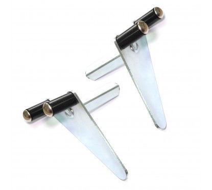 Coppia CURSORI UNIV.A RULLI PER CAVALLETTO ANTERIORE 06-0271 Forbikes