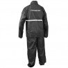 Divisible Waterproof Suit with Reflective Strips - Waterproof 3000mm, Black Color, Forbikes...