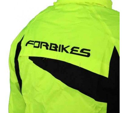 Divisible Ventilated Waterproof Rain Suit - Waterproof 10,000mm, Fluorescent Yellow/Black...
