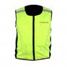 Sleeveless Safety Jacket with Reflective, Adjustable, Ventilated Features - Fluorescent...
