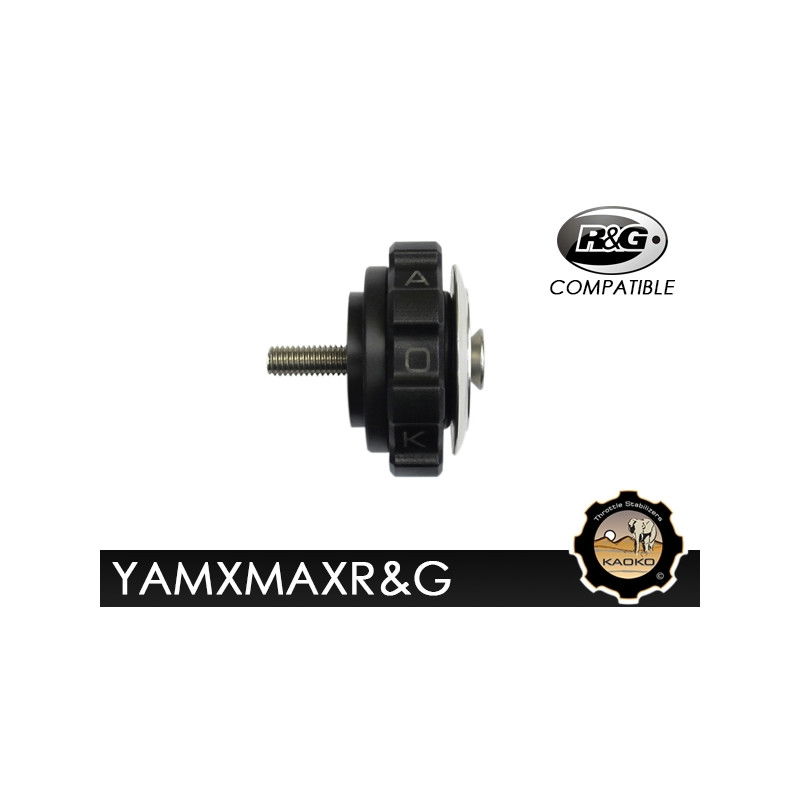 KAOKO stabilizzatore manubrio con cruise contro KA-YAMXMAX nero Kaoko
