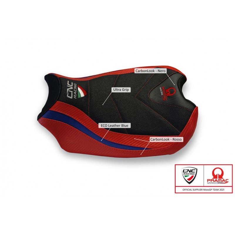 Rivestimento sella Ducati Streetfighter V4 - Pramac Racing Limited edition CNC Racing SLD02PR