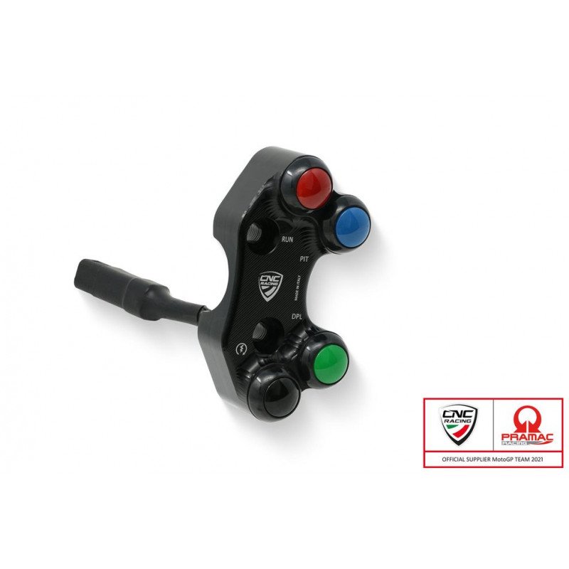 Right-hand switchgear for Ducati Panigale V4R - Brembo CNC radial brake pump and forged